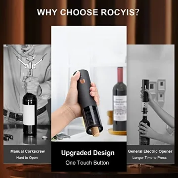 Deluxe Electric Wine Opener Gift Set for Wine Lovers