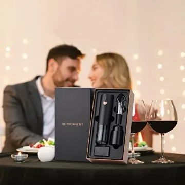 Deluxe Electric Wine Opener Gift Set for Wine Lovers