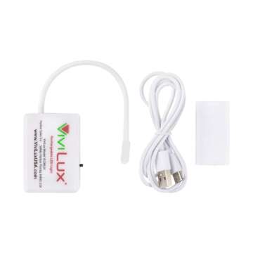 ViviLux Bright Flexible LED Craft & Sewing Light; USB Rechargeable Cordless Small Task Light for Sewing Machine, Crafting & Hobbies; This Item has Been Replaced with VLSWL03RE Rare Earth Magnet