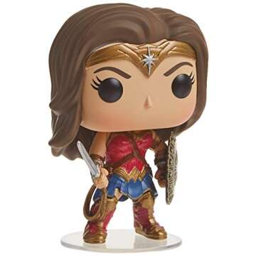 Funko POP Movies DC Wonder Woman Movie Wonder Woman Action Figure, Multicolor, Standard