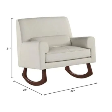 Nursery Works Sleepytime Rocker - Modern Comfort for Nurseries