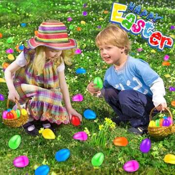 12 Pre-filled Easter Eggs with Building Block Cars for Kids