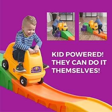 Step2 Up & Down Roller Coaster Ride On, Multicolor (711400)