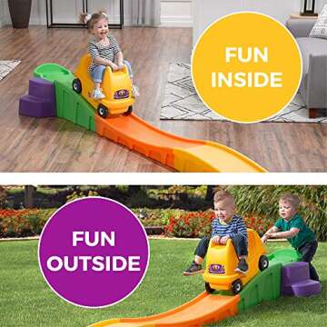 Step2 Up & Down Roller Coaster Ride On, Multicolor (711400)