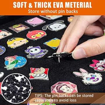 Tutata Enamel Pin Display Case - Perfect for Pin Collectors