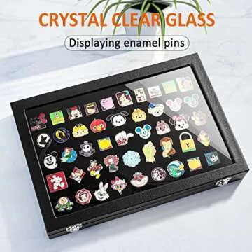 Tutata Enamel Pin Display Case - Perfect for Pin Collectors