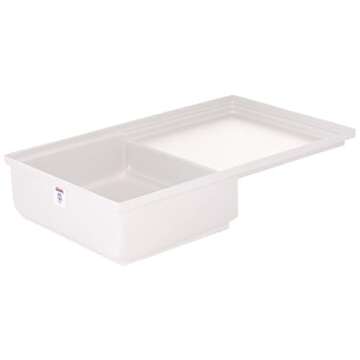 ICON 12893 Combo Shower Pan SP400 - Polar White for Smart Spaces