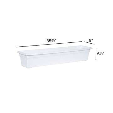 Durable 36-Inch Countryside Flower Box Planter