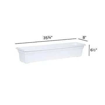 Durable 36-Inch Countryside Flower Box Planter