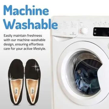 Floopi Women's Faux Fur Lined Moccasins for Comfort