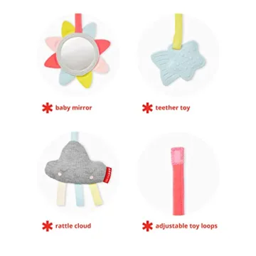 Skip Hop Wooden Baby Gym for Safe Tummy Time Play