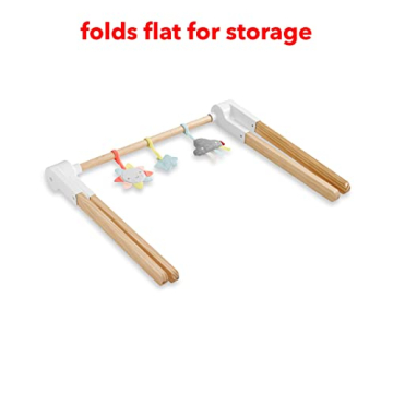 Skip Hop Wooden Baby Gym for Safe Tummy Time Play