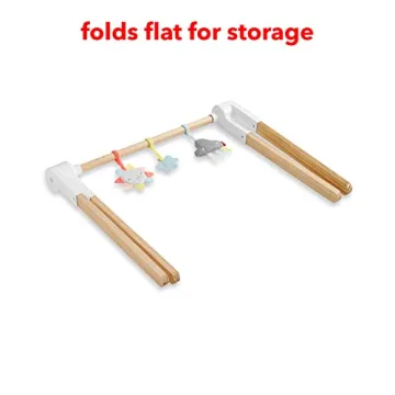 Skip Hop Wooden Baby Gym for Safe Tummy Time Play