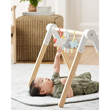 Skip Hop Wooden Baby Gym for Safe Tummy Time Play