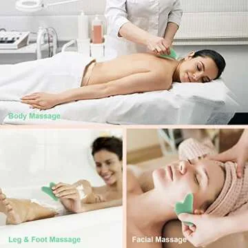 Jocule Gua Sha Facial Tools - 2-Pack for Radiant Skin