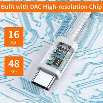 JXMOX USB Type C to 3.5mm Female Headphone Jack Adapter (2-Pack), USB C to Aux Audio Dongle Cable Cord for iPhone 16 Pro 15 Pro Max, Samsung Galaxy S23 S24 Ultra, Note 20, iPad Pro, MacBook, Pixel XL