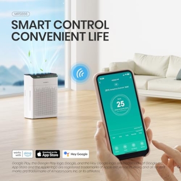 MORENTO Air Purifier - Powerful HEPA Filter for Large Spaces