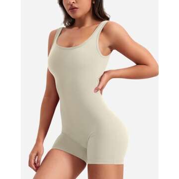 Stylish YEOREO Backless Jumpsuit for Women - Workout Perfection