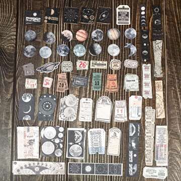 200 Pieces Vintage Scrapbook Supplies Pack for Junk Journal Planners DIY Paper Stickers Vintage Ephemera Pack Decoupage for Art Journaling Bullet Craft Notebooks Collage Aesthetic Gifts (Time Memory)