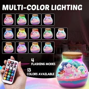 Light-up Unicorn Terrarium Kit for Creative Kids