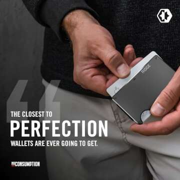 Ridge Wallet - Slim RFID Wallets for Men, Minimalist Design