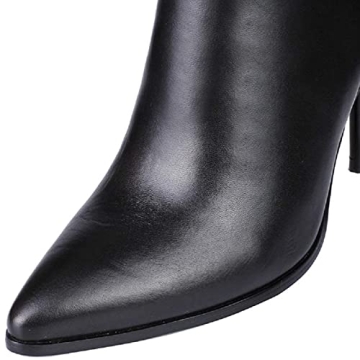 Stylish COLETER Women's Leather Knee High Boots for All Occasions