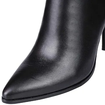 Stylish COLETER Women's Leather Knee High Boots for All Occasions