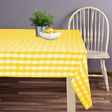Urban Villa Buffalo Check Tablecloth for Stylish Events