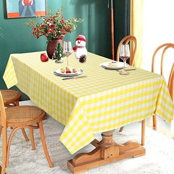 Urban Villa Buffalo Check Tablecloth for Stylish Events
