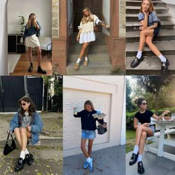 Stylish Non-Slip Pilates Socks for Women - 3 Pairs