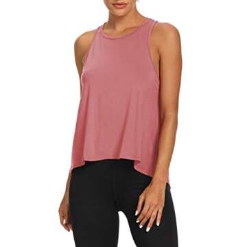 Bestisun Backless Athletic Tank Top for Stylish Workouts