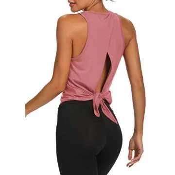 Bestisun Backless Athletic Tank Top for Stylish Workouts