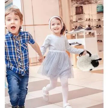 DolliBu Sheep Handbag - Adorable Plush Toy Purse for Kids