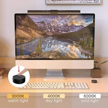 MELIFO Monitor Light Bar with Remote Control and Auto-Dimming