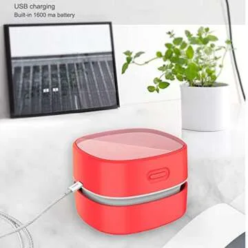 ODISTAR Desktop Vacuum Cleaner - Mini Table Sweeper