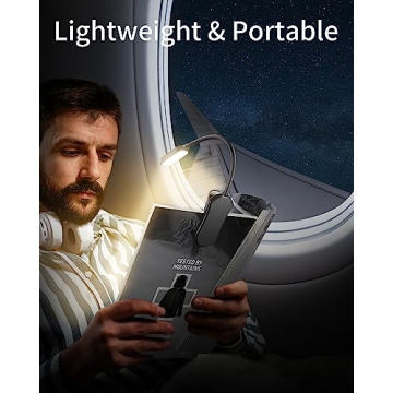 Rechargeable Book Light 2 Pack Eye-Caring LED Reading Lamp
