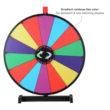 WinSpin 24" Spinning Prize Wheel for Events and Games
