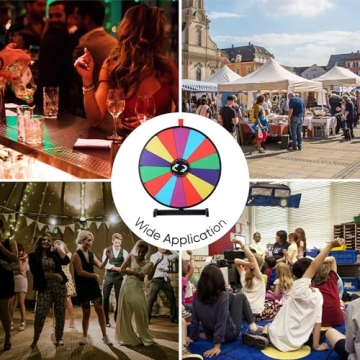 WinSpin 24" Spinning Prize Wheel for Events and Games