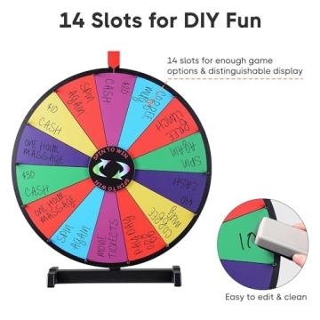 WinSpin 24" Spinning Prize Wheel for Events and Games