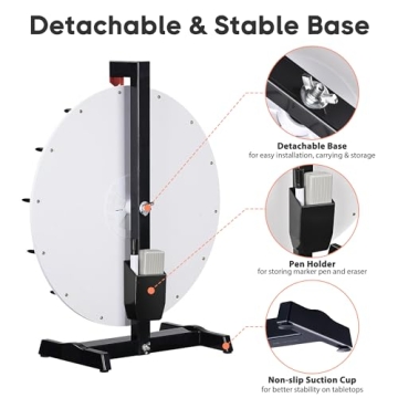 WinSpin 24" Spinning Prize Wheel for Events and Games