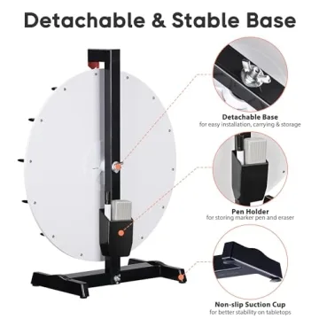 WinSpin 24" Spinning Prize Wheel for Events and Games