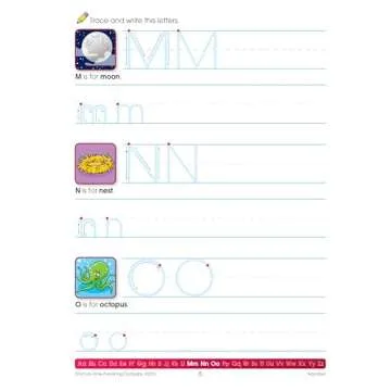 School Zone Alphabet Workbook for Preschool Learning