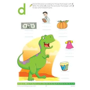 School Zone Alphabet Workbook for Preschool Learning