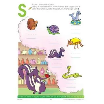 School Zone Alphabet Workbook for Preschool Learning