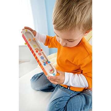 HABA Colors & Sounds Rainmaker - Sensory Wooden Toy