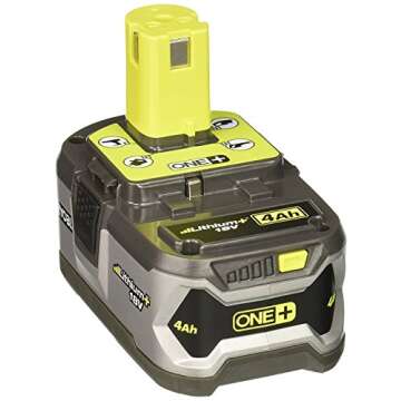 RYOBI P108 4AH One+ High Capacity Lithium Ion Battery For RYOBI Power Tools (Single Battery)