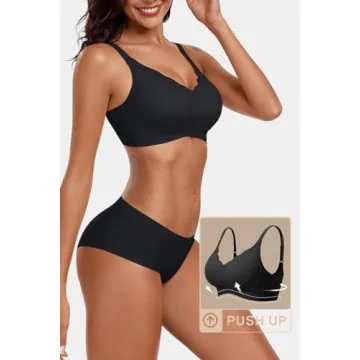 Seamless Wireless Push Up Bras for Women - Vertvie