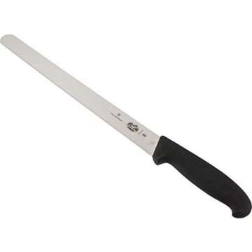 Victorinox Fibrox Pro 12-Inch Slicing Knife with Straight Edge and Black Handle