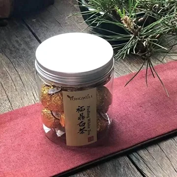 YongWell Premium Grade Dragon Pearl White Tea - 18 Teaballs