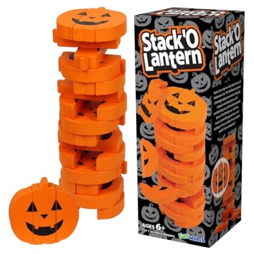 Stack 'O Lantern Wooden Stacking Game for All Ages